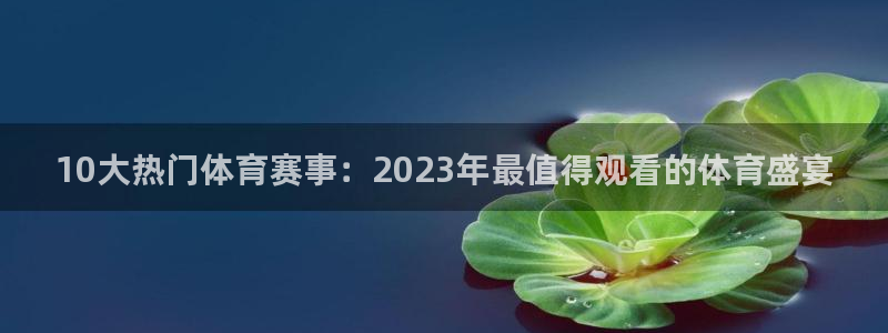 10大热门体育赛事：2023年最值得观看的体育盛宴